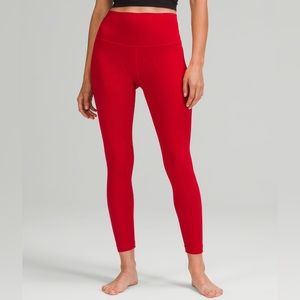 Lululemon Align Leggings Dark Red Size 6